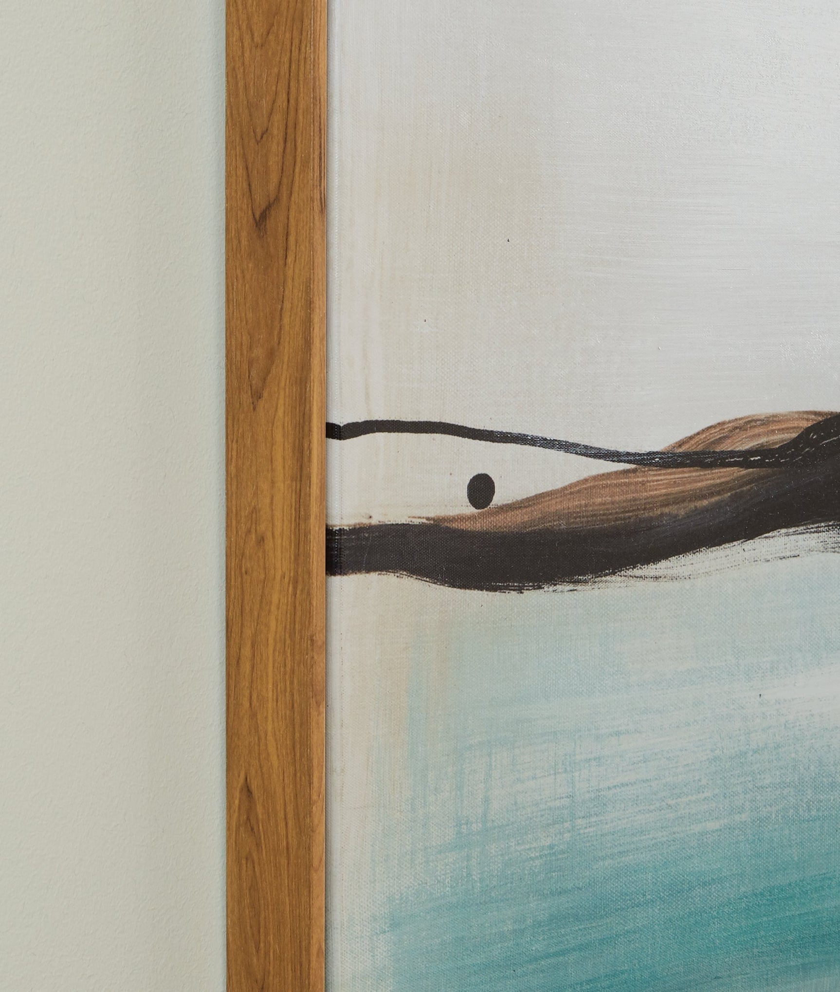 Brunonia Teal/Orange/Black Wall Art (Online Special Price) - Ornate Home