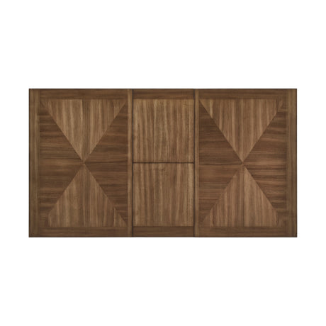 Brunson White/Oak Dining Table - Ornate Home