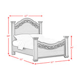 Brunswick Mahogany 3-Piece Queen Bedroom Set - Ornate Home