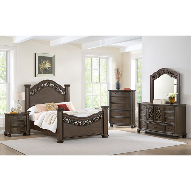 Brunswick Mahogany 3-Piece Queen Panel Bedroom Set
