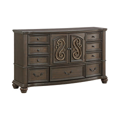 Brunswick Mahogany 4-Piece Queen Bedroom Set with 2 Nightstands & Dresser - Ornate Home