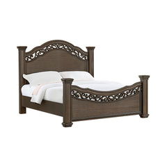 Brunswick Mahogany 5-Piece King Bedroom Set - Ornate Home