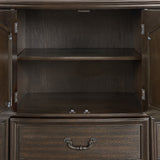 Brunswick Mahogany 5-Piece Queen Panel Bedroom Set - Ornate Home