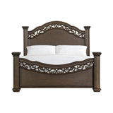 Brunswick Mahogany King Panel Bed - Ornate Home