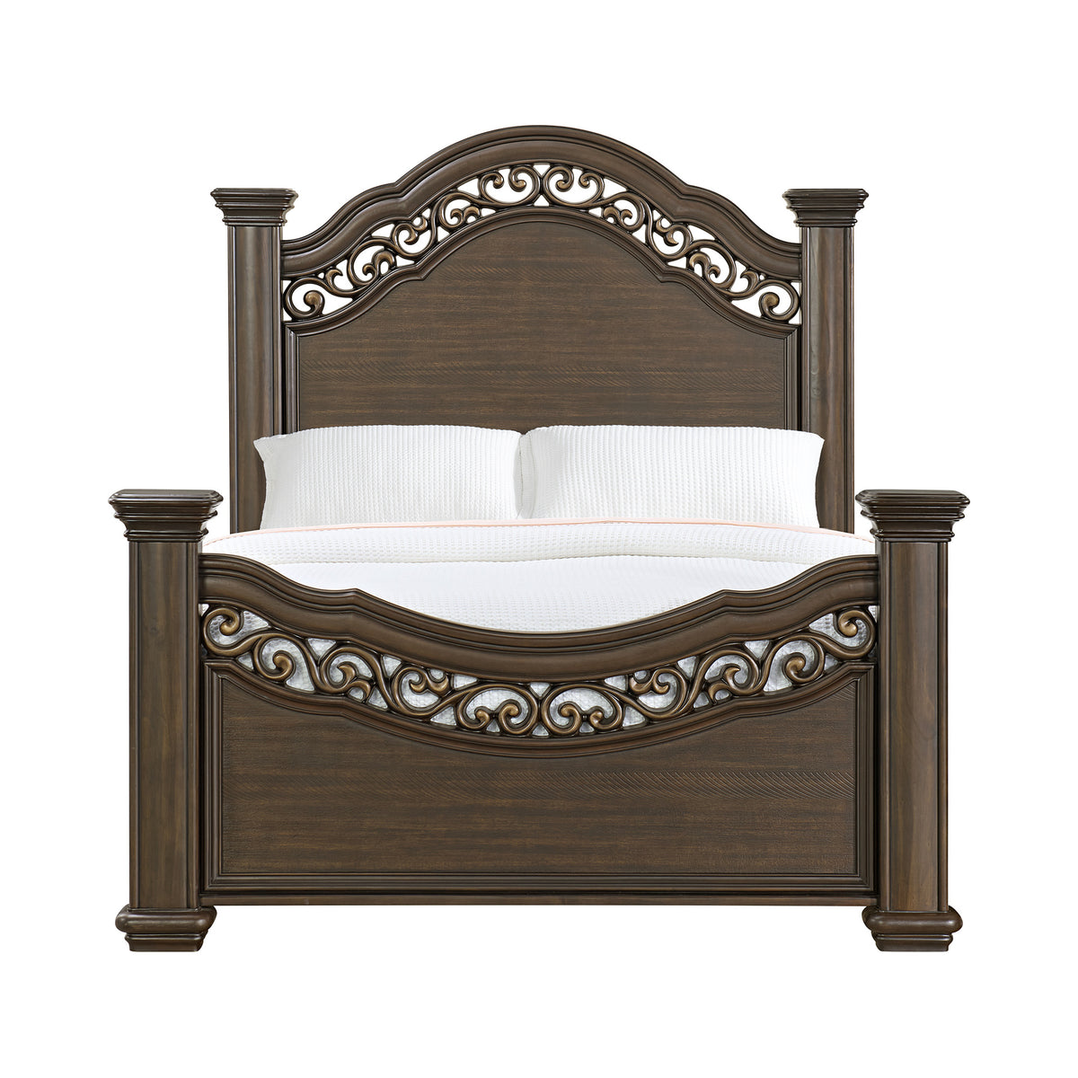 Brunswick Mahogany Queen Panel Bed