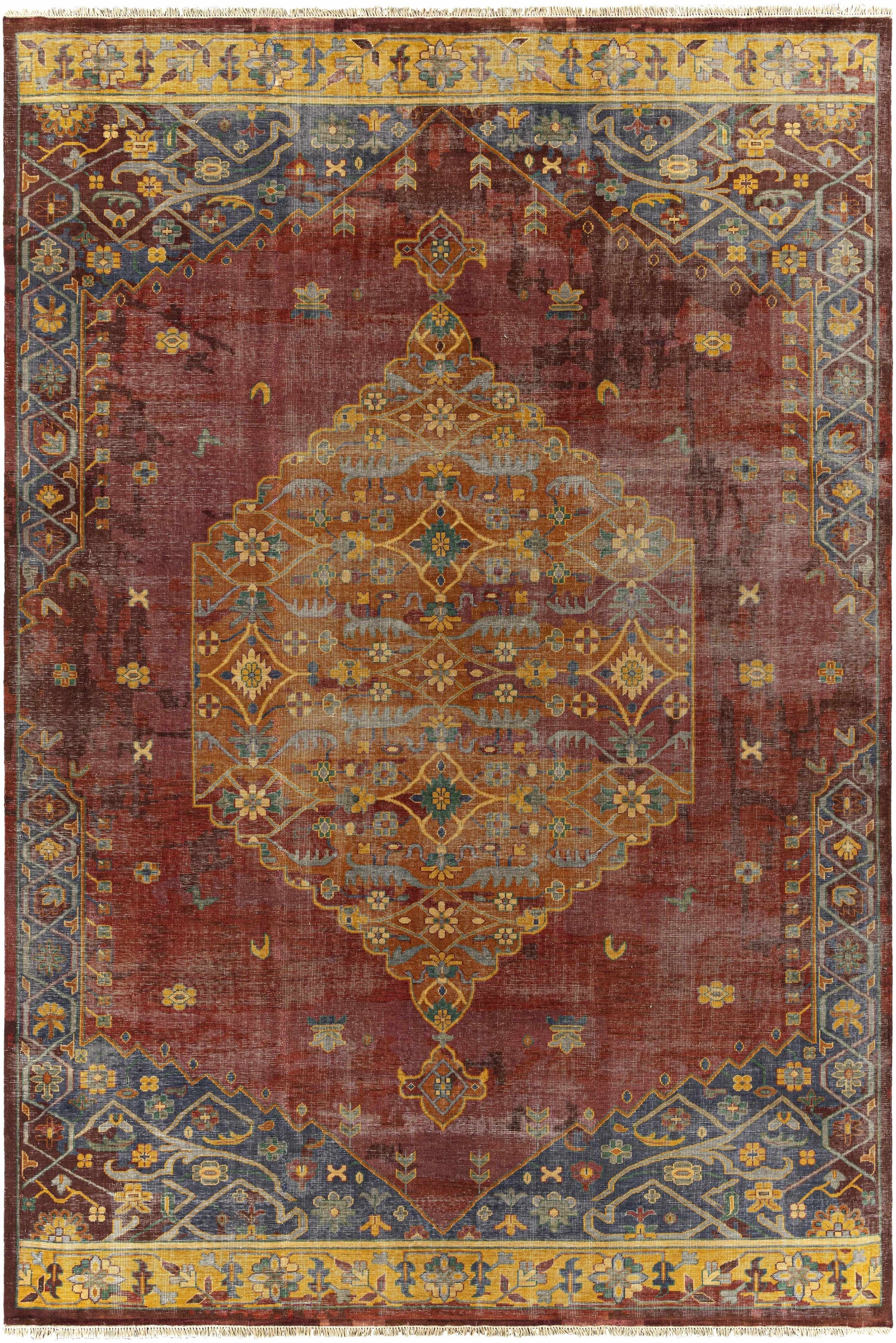 Brush Premium Handmade Wool Rug - Clearance - Ornate Home