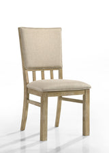 Brutus Wheat 19"W Fabric Dining Chair (Set of 2) - Ornate Home