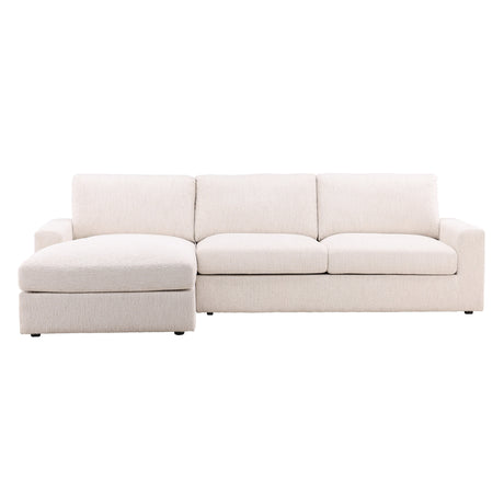 Bryce Cream Chaise Sectional - Ornate Home