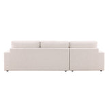 Bryce Cream Chaise Sectional - Ornate Home
