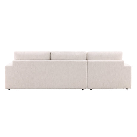 Bryce Cream Chaise Sectional - Ornate Home