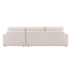 Bryce Cream Chaise Sectional - Ornate Home