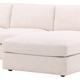 Bryce Cream Chaise Sectional - Ornate Home