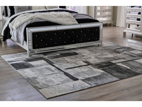 Brycebourne Black/Cream/Gray Medium Rug - Ornate Home