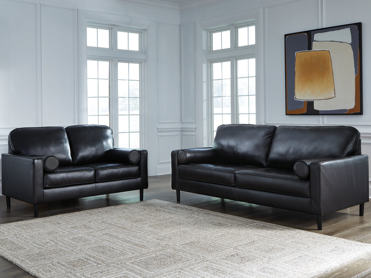 Bryceview Onyx Sofa and Loveseat - Ornate Home