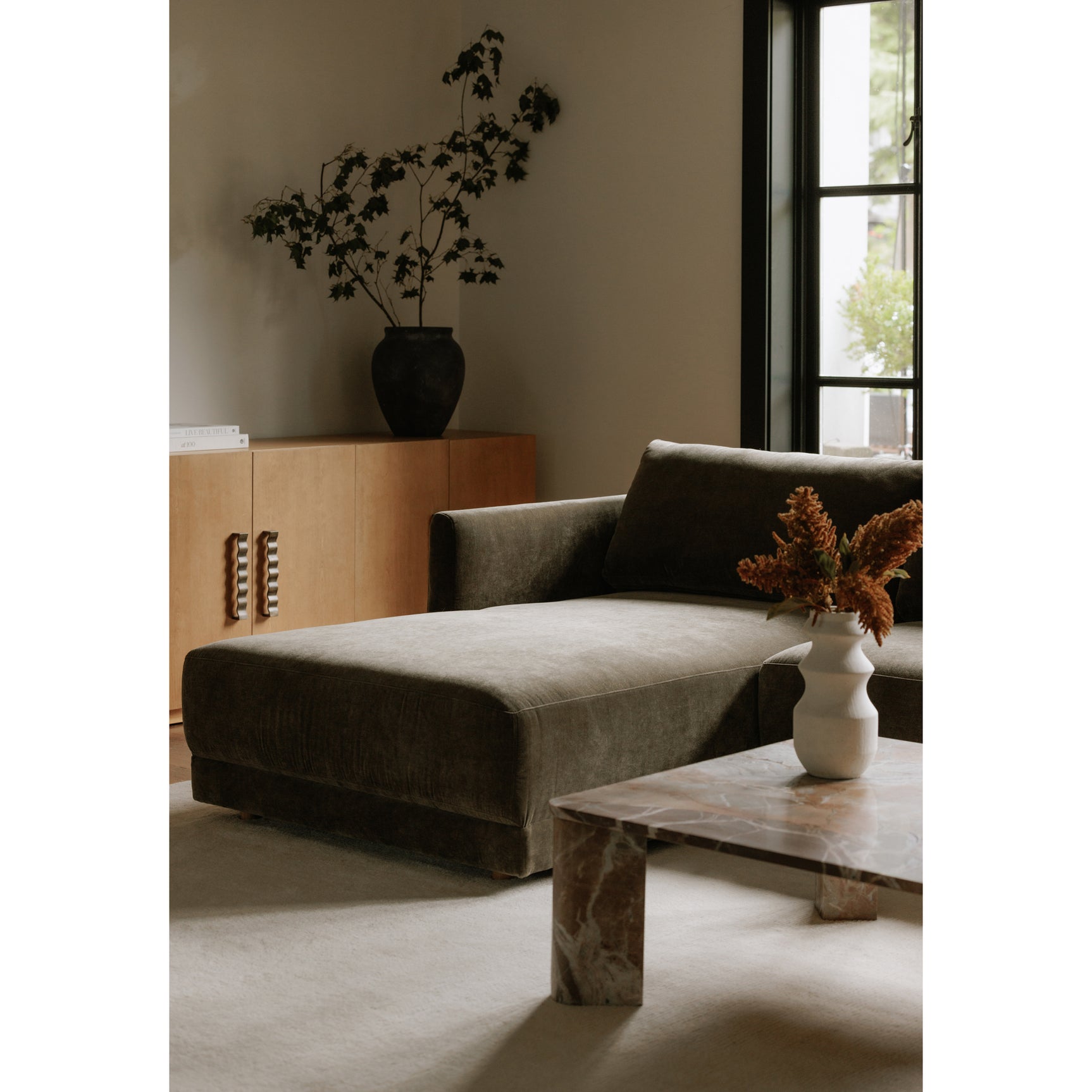 Bryn Cedar Green Right Sectional - Ornate Home