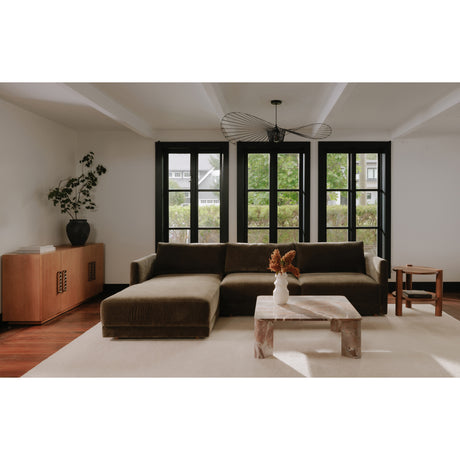 Bryn Cedar Green Right Sectional - Ornate Home