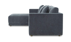 Bryn Slate Blue Left Sectional - Ornate Home
