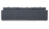 Bryn Slate Blue Left Sectional - Ornate Home
