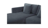 Bryn Slate Blue Left Sectional - Ornate Home