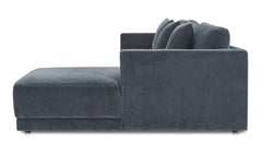Bryn Slate Blue Right Sectional - Ornate Home