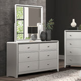 Bryne Champagne Queen 5 Piece Bedroom Set w/2 Nightstands - Ornate Home