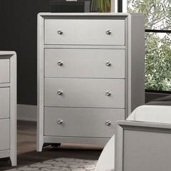 Bryne Champagne Queen 5 Piece Bedroom Set w/2 Nightstands - Ornate Home