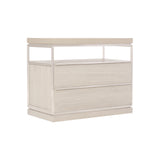 Bryne Tarnished Nickel/Bone Nightstand - Ornate Home