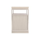 Bryne Tarnished Nickel/Bone Nightstand - Ornate Home