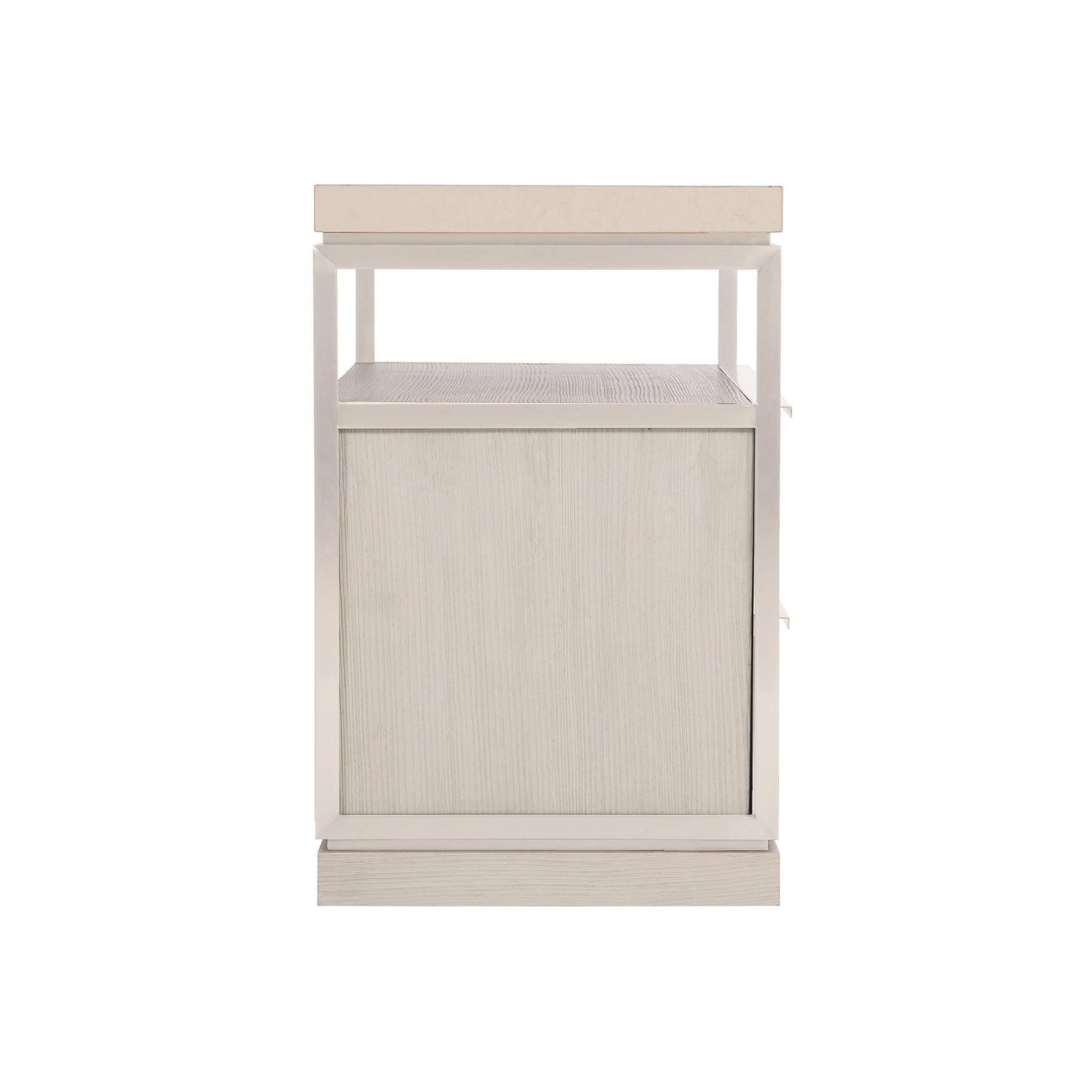 Bryne Tarnished Nickel/Bone Nightstand - Ornate Home
