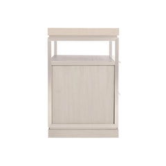 Bryne Tarnished Nickel/Bone Nightstand - Ornate Home