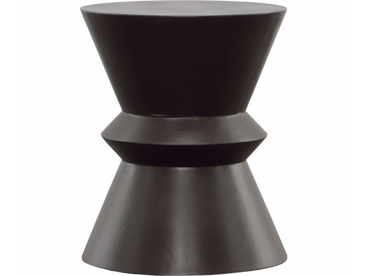 Brynlee Black Outdoor Side Table - Ornate Home