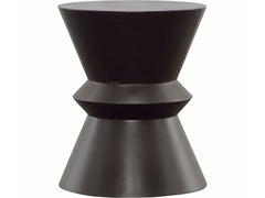 Brynlee Black Outdoor Side Table - Ornate Home