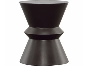 Brynlee Black Outdoor Side Table - Ornate Home