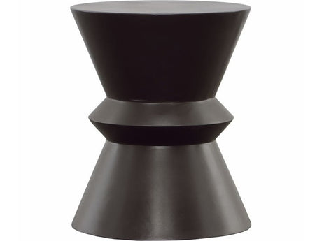 Brynlee Black Outdoor Side Table - Ornate Home