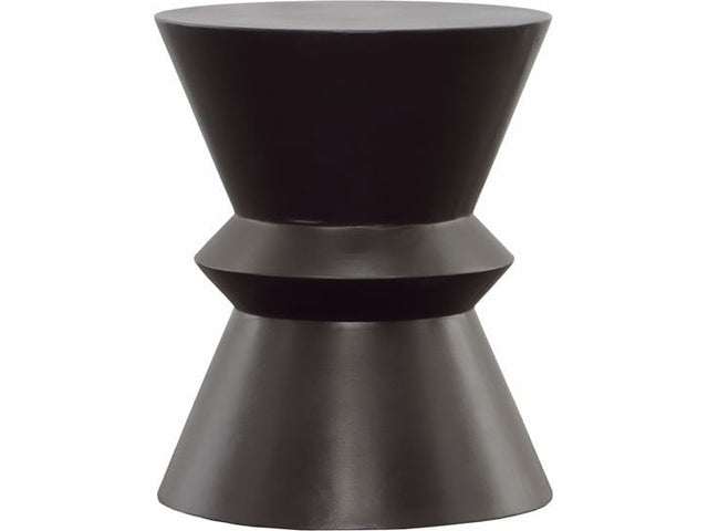 Brynlee Black Outdoor Side Table - Ornate Home