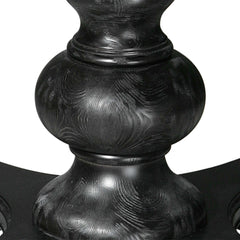 Brynmore Black Wood Grain Round Table - Ornate Home