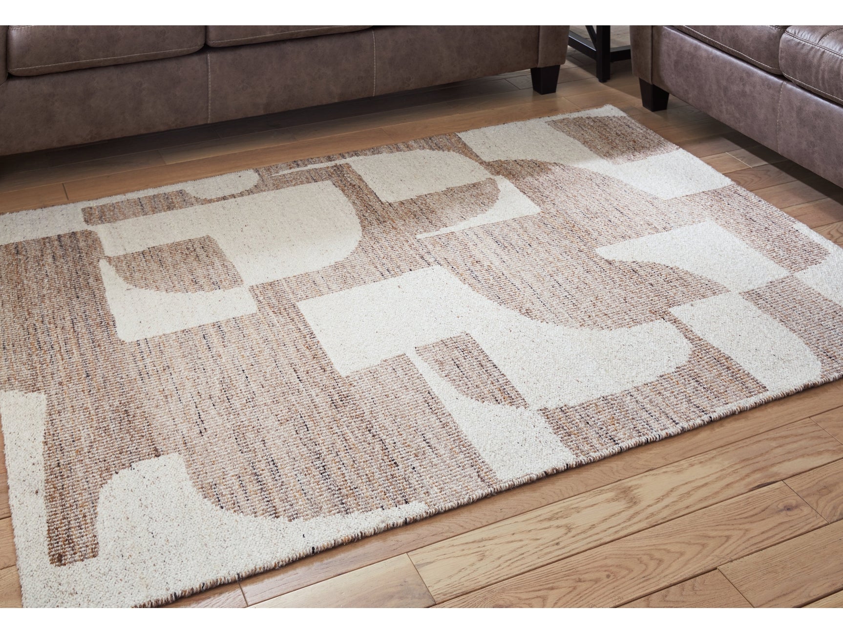 Brynnfield Beige/Brown 5' x 7' Rug - Ornate Home