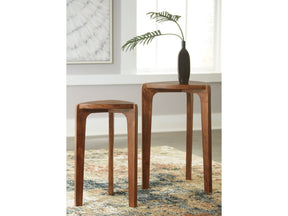 Brynnleigh Medium Brown Accent Table (Set of 2) (Online Special Price) - Ornate Home