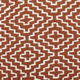 Brynnsen Rust/Ivory Pouf - Ornate Home