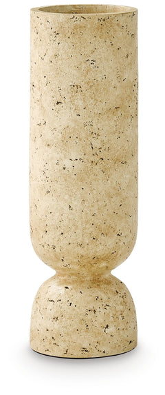 Bryons Beige 15" Vase - Ornate Home