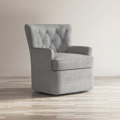 Bryson Ash Swivel Accent Chair - Ornate Home