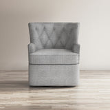 Bryson Ash Swivel Accent Chair - Ornate Home
