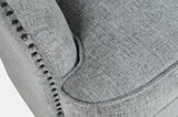 Bryson Ash Swivel Accent Chair - Ornate Home