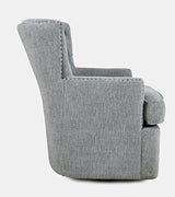 Bryson Ash Swivel Accent Chair - Ornate Home