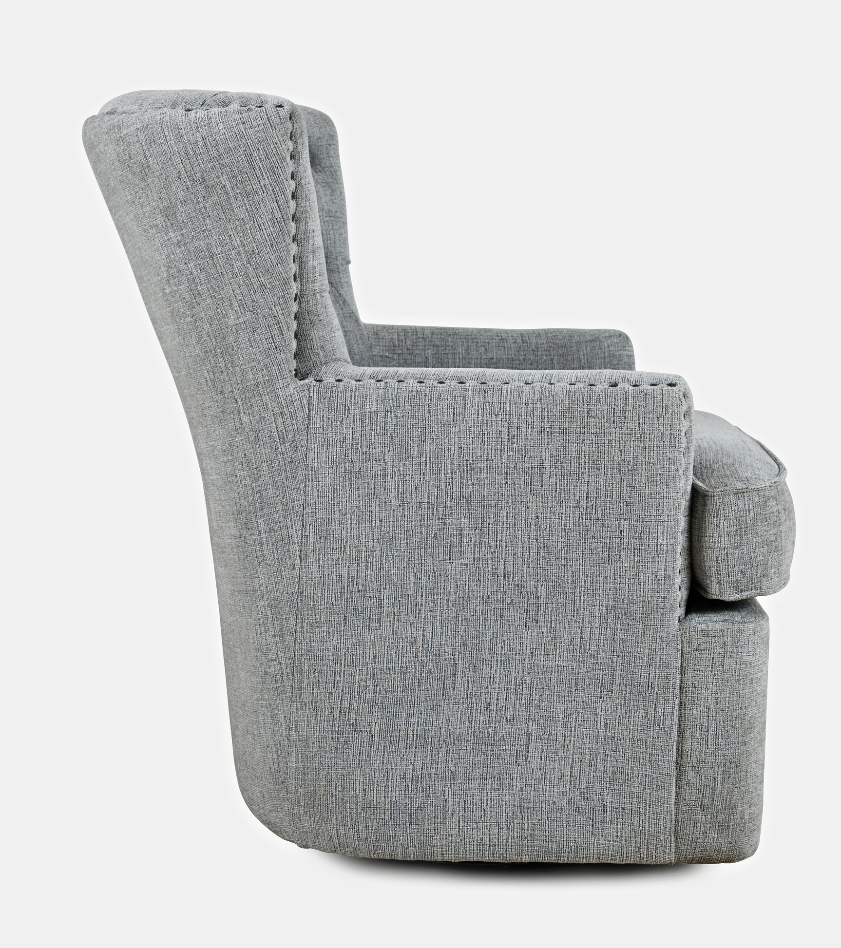 Bryson Ash Swivel Accent Chair - Ornate Home