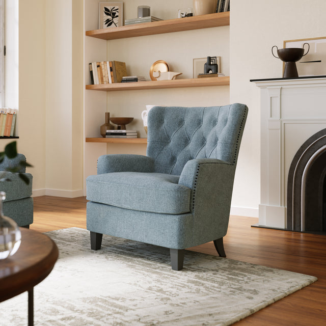 Bryson Blue Accent Chair - Ornate Home
