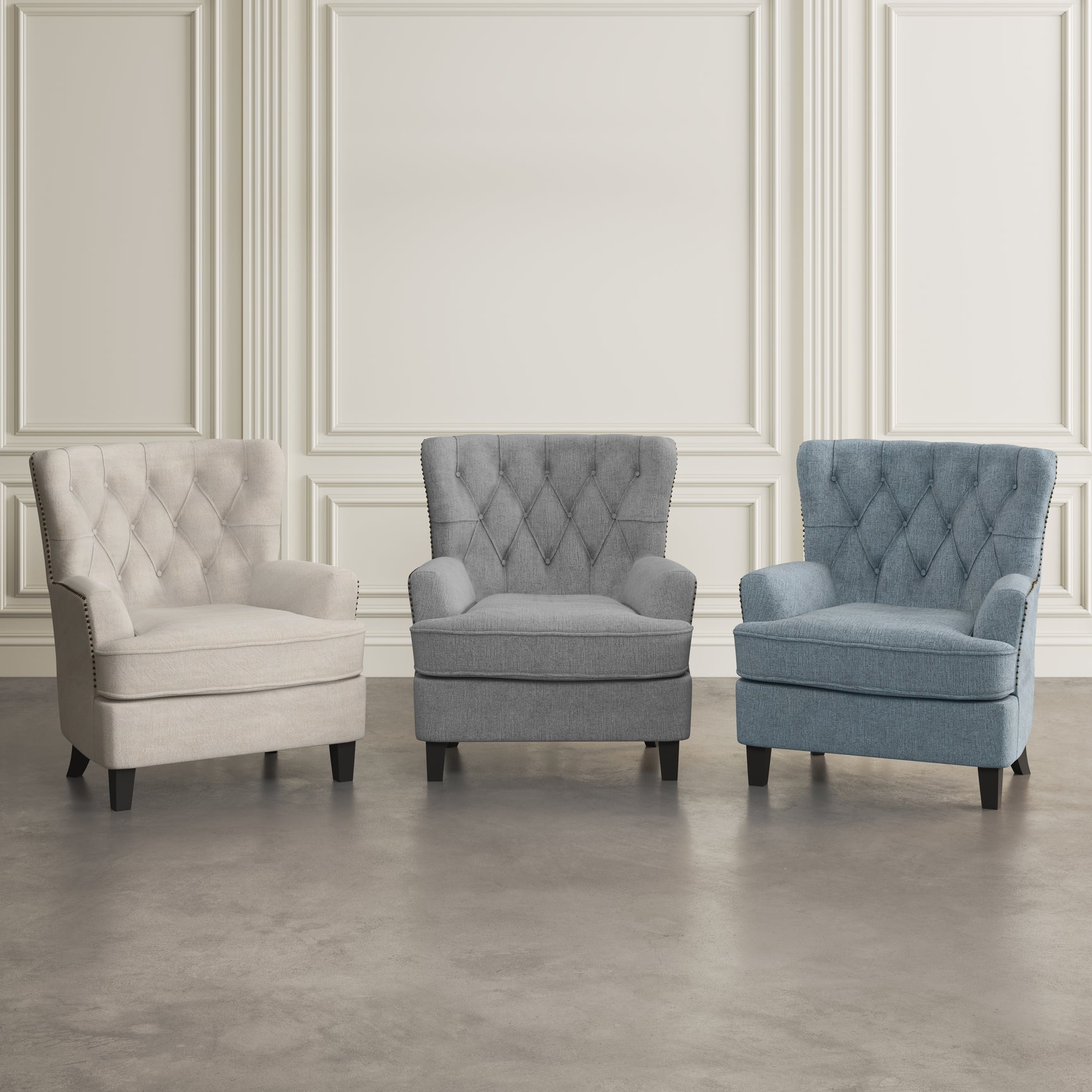 Bryson Oat Accent Chair - Ornate Home
