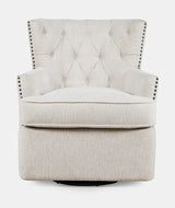 Bryson Oat Swivel Accent Chair - Ornate Home