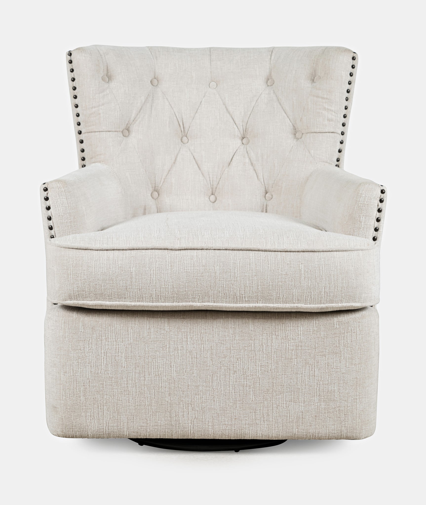 Bryson Oat Swivel Accent Chair - Ornate Home