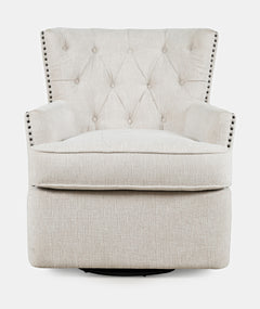 Bryson Oat Swivel Accent Chair - Ornate Home